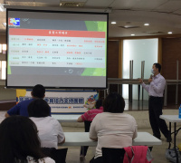 冠旻於雲林縣政府分享自我倡導經驗